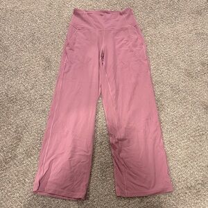 lululemon athletica Pink Wide Leg Pants